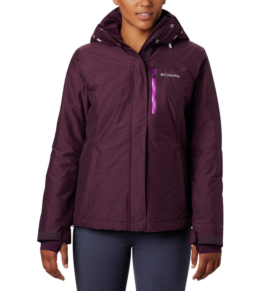 columbia women's alpine action omni heat jacket plus size