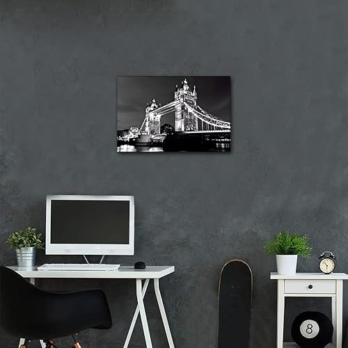 Vista 413 de 1 lienzo decorativo para pared, ferrocarril a través del bosque de pinos con niebla, decoración moderna para el hogar, sala de estar, arte de pared