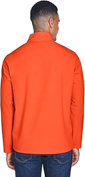 Team 365 Men's Leader Soft Shell Jacket S SPORT ORANGE at Amazon