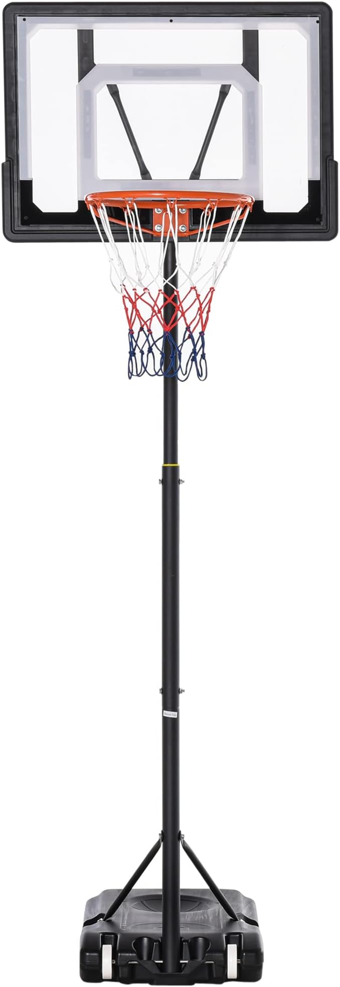 Phagatt Height Adjustable Basketball Hoop Stand, Portable