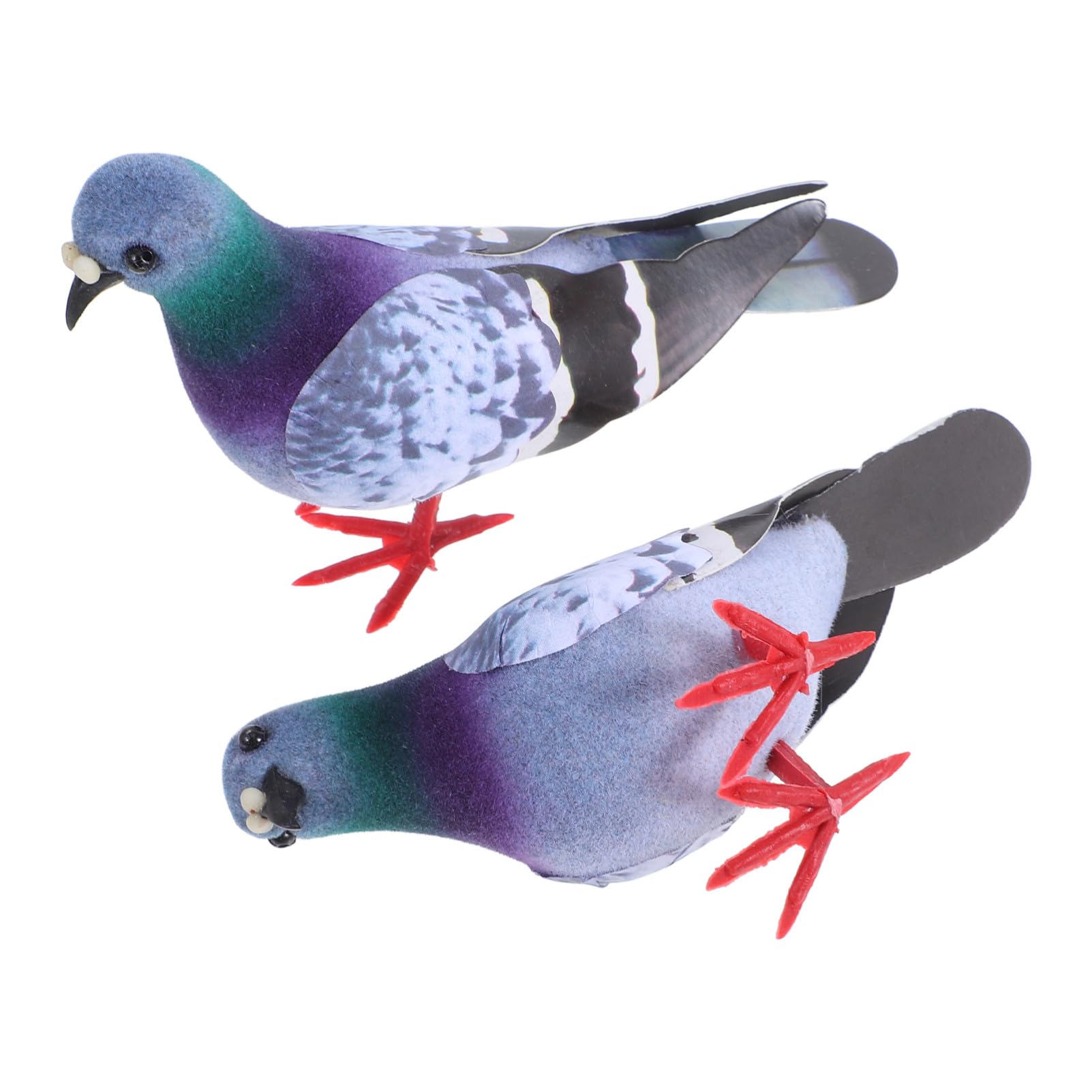 Pigeons miniatures en mousse ORFOFE ornement maison fête
