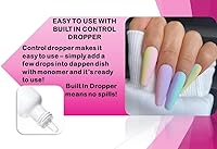 Vista 5 de SHEBA NAILS Neutralizador líquido acrílico de olor 12 oz aroma a sandía, minimiza el olor de monómero líquido acrílico