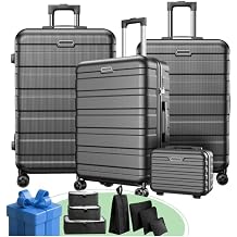 11Pcs Lightweight Luggage Set Suitcase