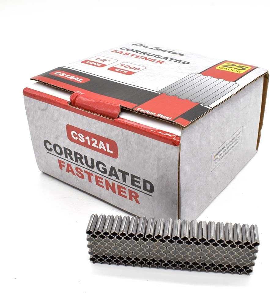 AIR Locker CS12AL Corrugated W Fastener Staples 1/2 Inch Long, 1000/Pack