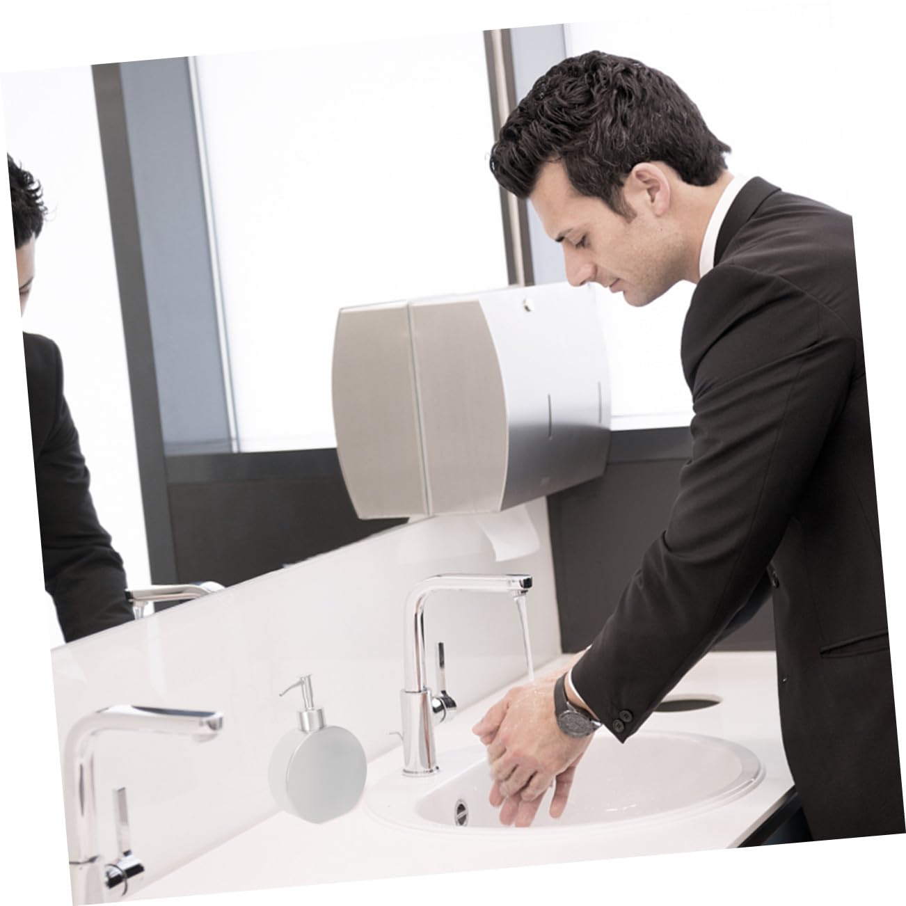 Dispensador de Loción de Acero Inoxidable Botella Rellenable Bomba Diseño Compacto y Duradero para Baño y Cocina Accesorio Práctico y Reutilizable