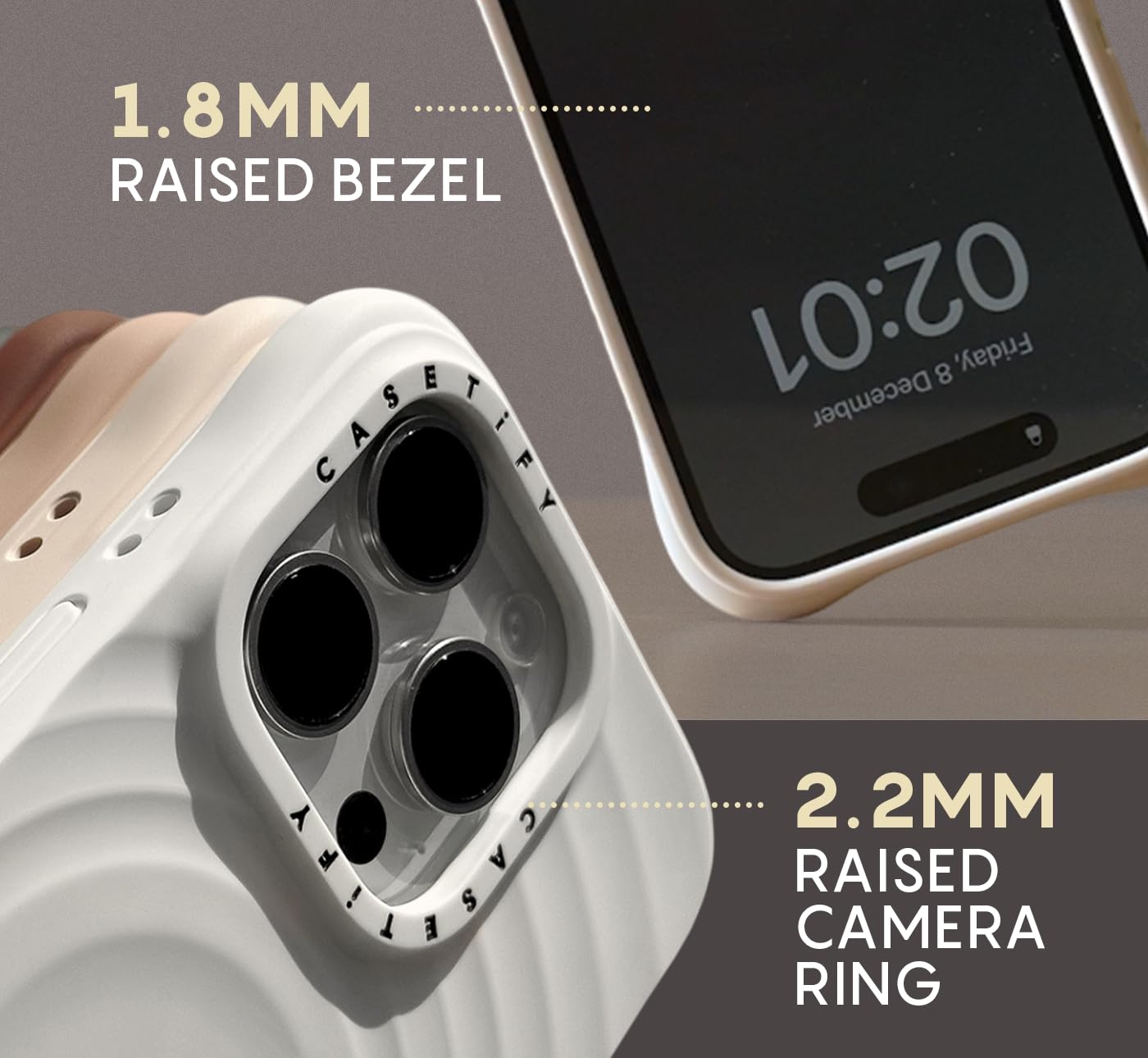 CASETiFY Ripple Silicone Case for iPhone 16 Pro Max [Magsafe