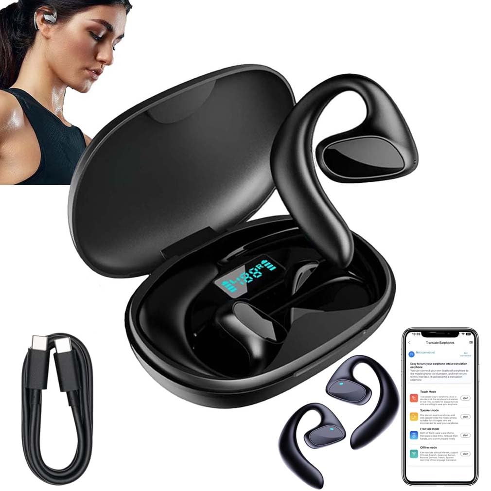 qinuix TALKBUDS 翻訳機能付きイヤフォン Talkbuds Translator, Qinux Talkbuds, AI Translation Earbuds Real