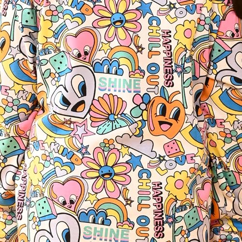Image of Anthrilo Pure Cotton Printed Pyjama Set for Girls | Sleepwear | Night Suit, Night Wear | Long Sleeves T-Shirt & Pyjama | Regular Wear | 0-14 Years