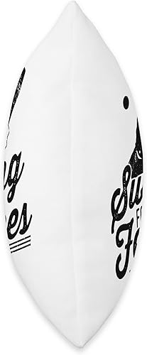 Miniatura 2 de Cojín de béisbol con citas divertidas para columpios de las vallas, 18 x 18 pulgadas, multicolor