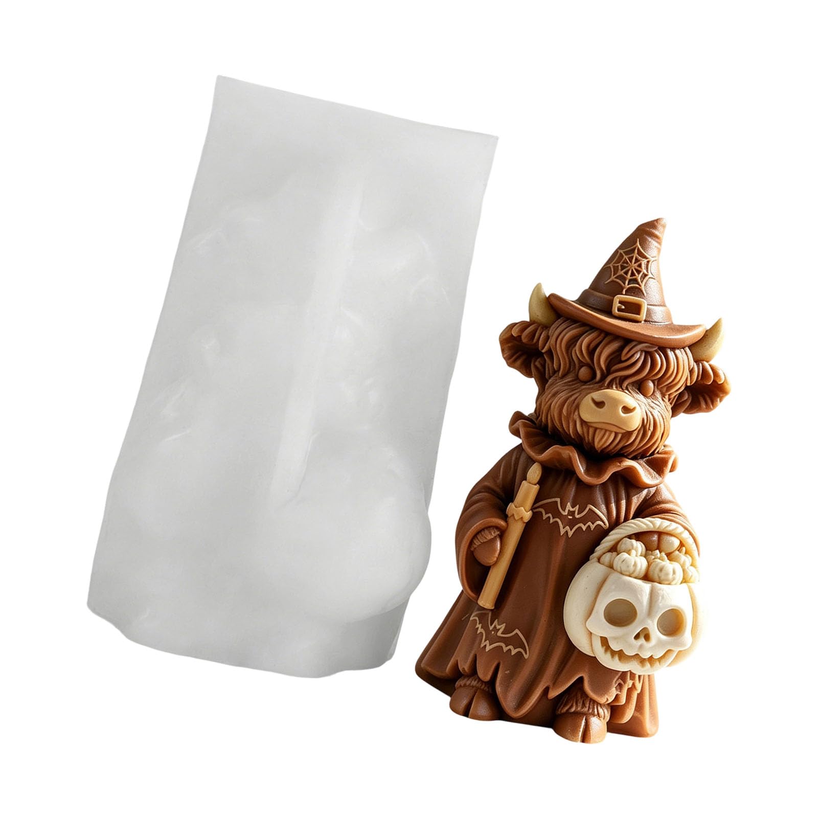 Xjdzineq Food Safe Silicone in Fun Cattle Shape for Seasonal Craft and Parties Supplies