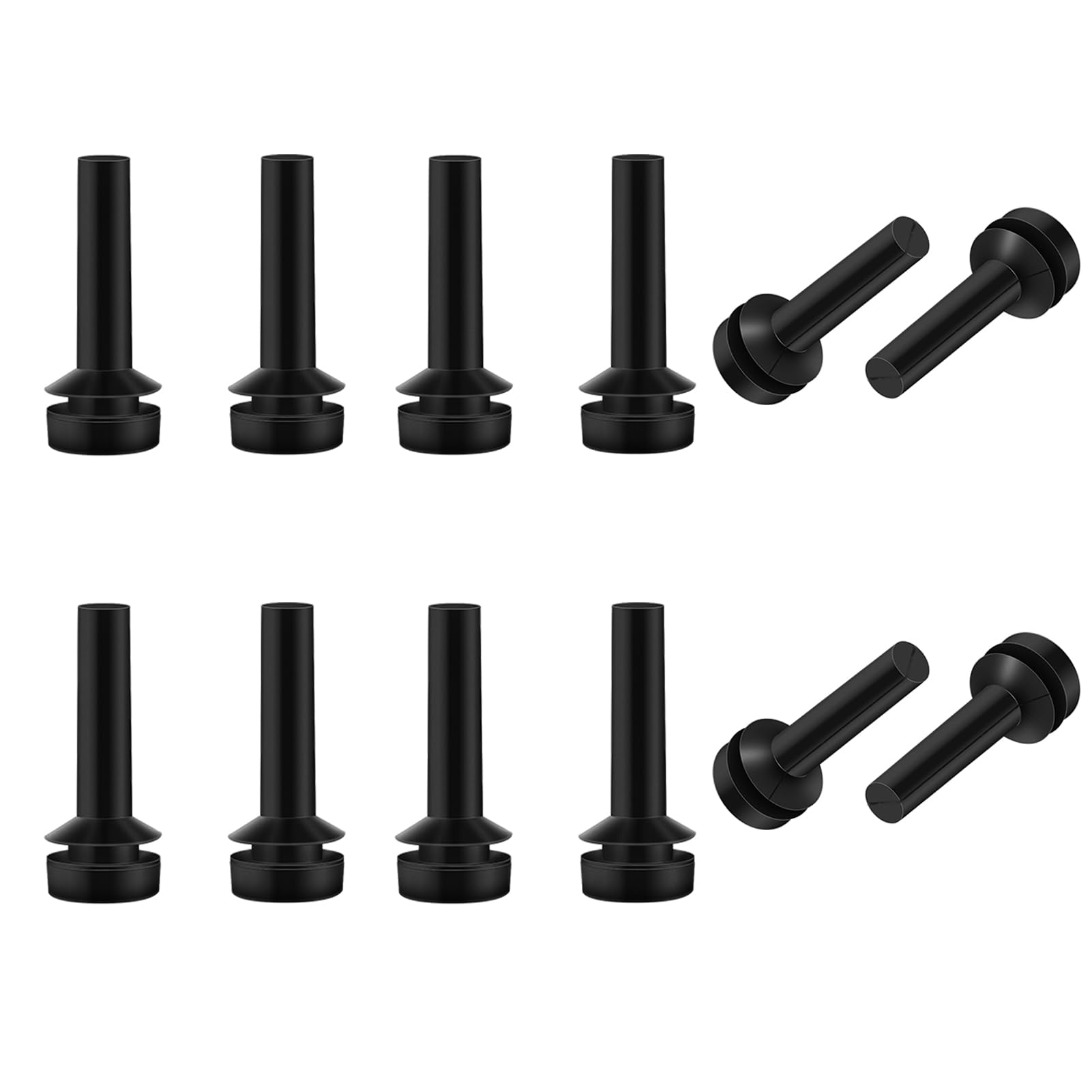 12Pcs WB02X24790 Grate Rubber Feet Replacement for GE Stove Parts Rubber Grate Bumpers, Cafe Stove Top Grate Foot for GE Gas Range Parts Burner Grate Pad GE Gas Cooktop Parts Grate protectors