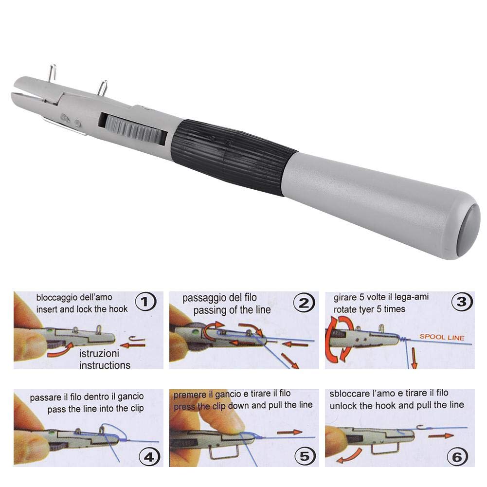 Set De 2 Outils De Fixation Rapide Pour Nœuds De Pêche – Crochet Tireur Niveau – Neuf