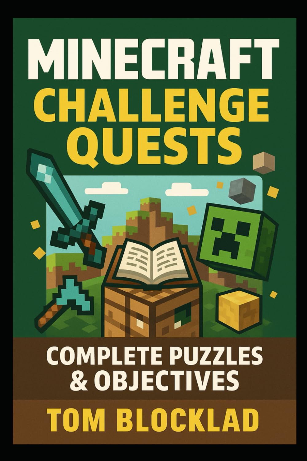 Minecraft Challenge Book: Survive, Build, Conquer – An Unofficial Activity Book for Builders, Adventurers, and Dreamers