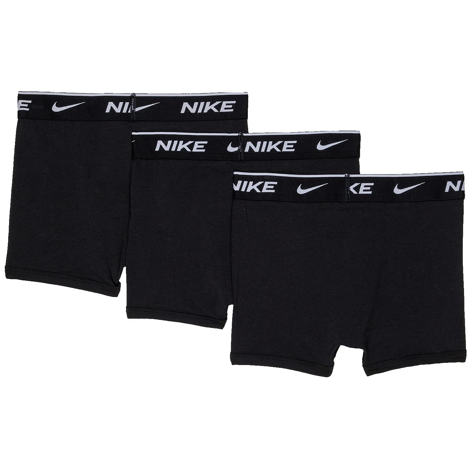 NIKE NHB E Day Cotton Stretch 3 para niño (niños Grandes), Negro, MD (10-12 Big Kid)