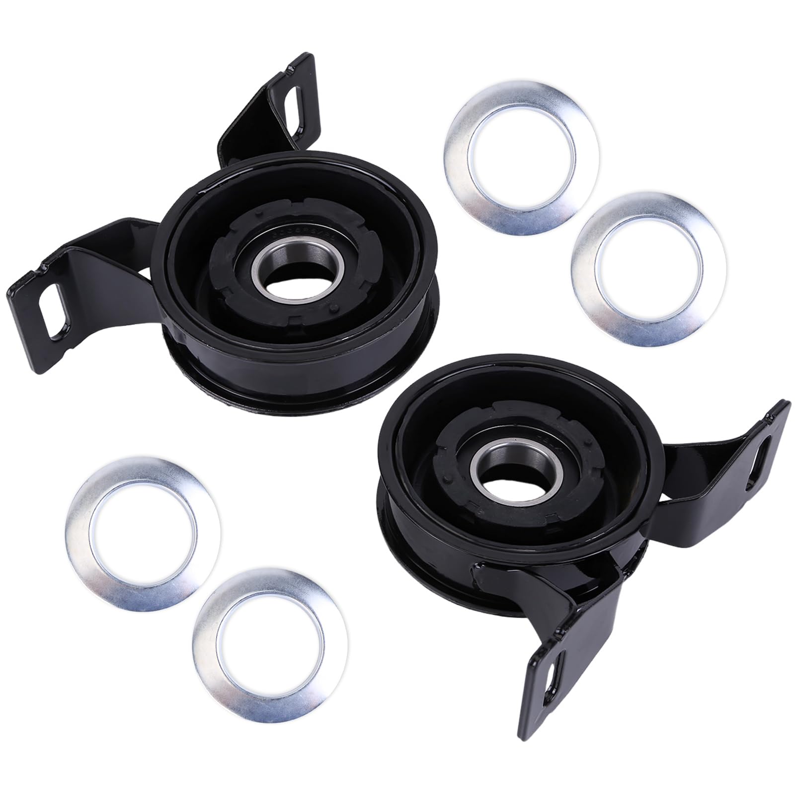 Lot de 2 supports de roulement pour arbre de transmission arrière - Compatible avec LandRover FreelanderLN - Remplace ADJ138001 TOQ000040