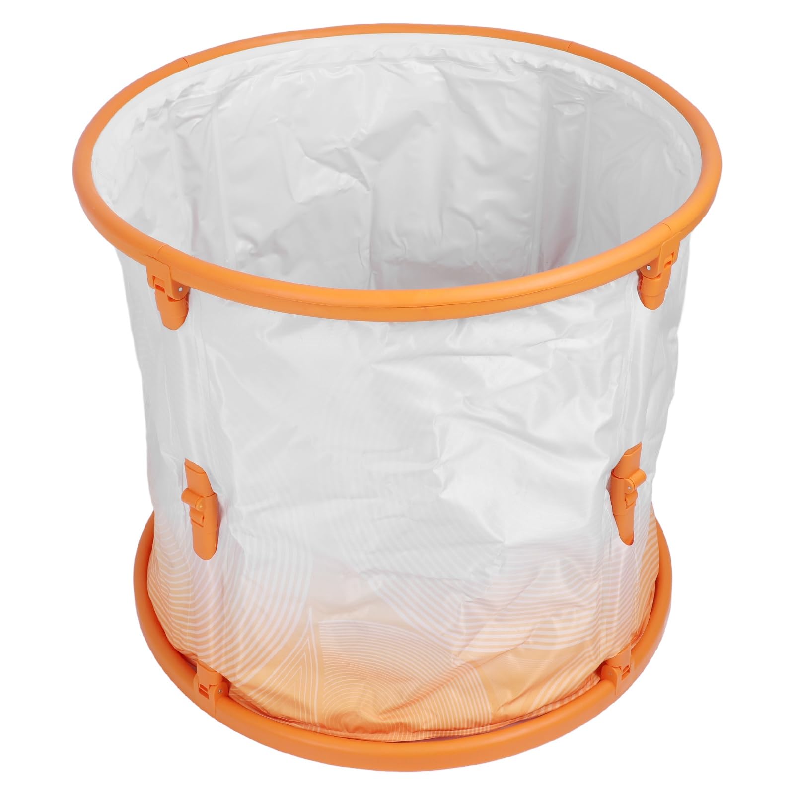 Przenośna Składana Wanna 70 Cm dla Dorosłych i Niemowląt - Wzmocnione PCV, Nie Wymaga Instalacji, Rodzina Wanna z Wannem - łatwe Czyszczenie i Przechowywanie, Zielony (ORANGE)