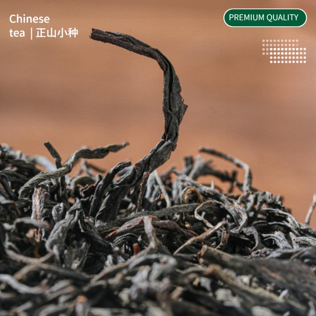 Delikatne Paski Lapsang Souchong Czarna Herbata | Bez Dodatków | Chińska Herbata Luźna Liściasta Premium 500g / 17,64oz