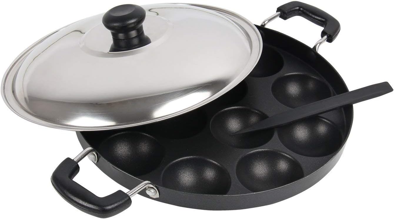 Eazygrill Non Stick 12 Cavity Pan, Black