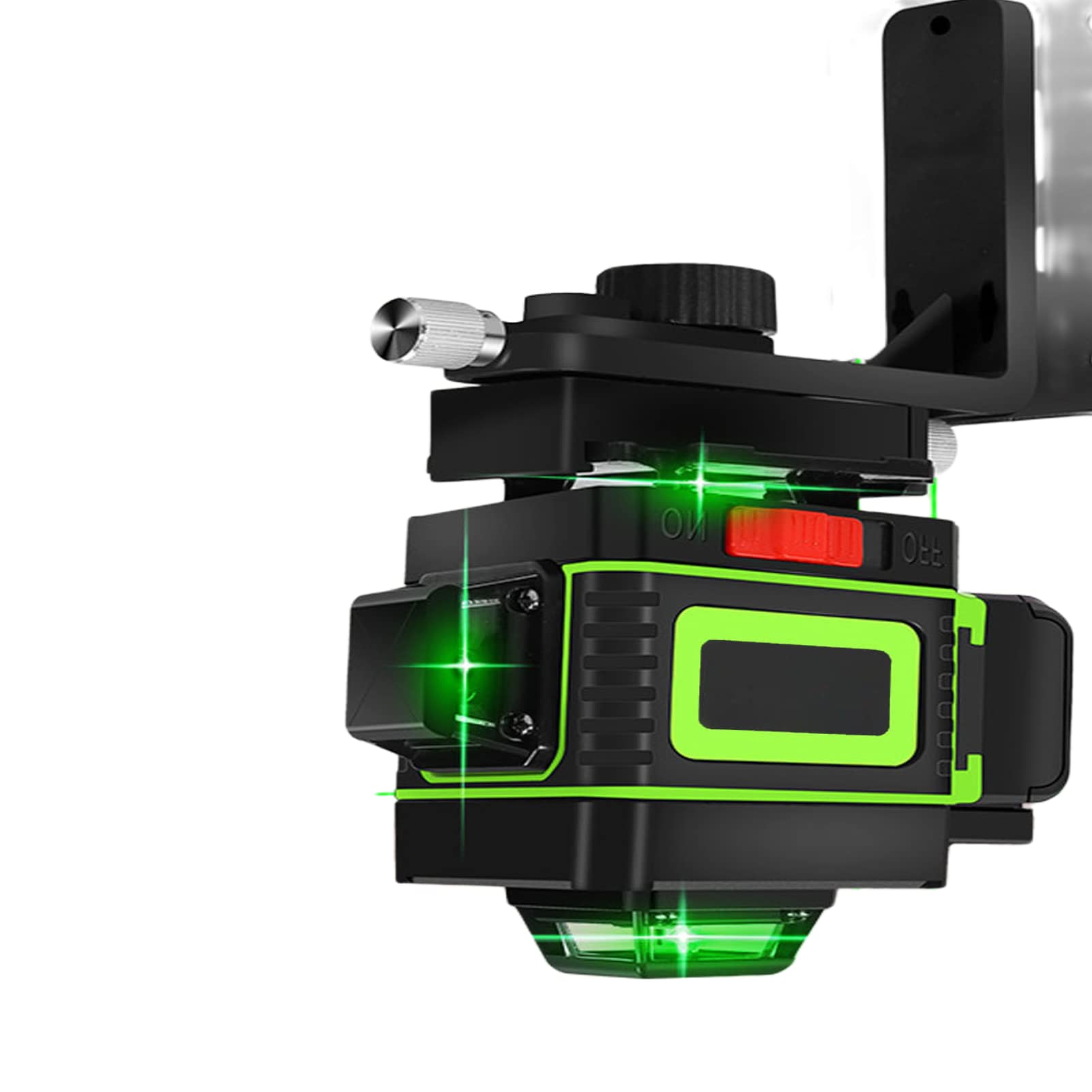 Focket Livello Verde, 82 Piedi 16 Linee 4D 4x360 ° Livello Autolivellante Accurato per Esterni a Croce Verde, Livello Autolivellante Professionale Strumento
