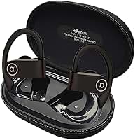 Fone de Ouvido Bluetooth 5.4, IPX5 à Prova D'Água, 45h de Bateria, Com Microfone Embutido. Design Esportivo Ergonômico Ideal Para Esportes Corridas Atividades Físicas Videogame IPhone Android Premium