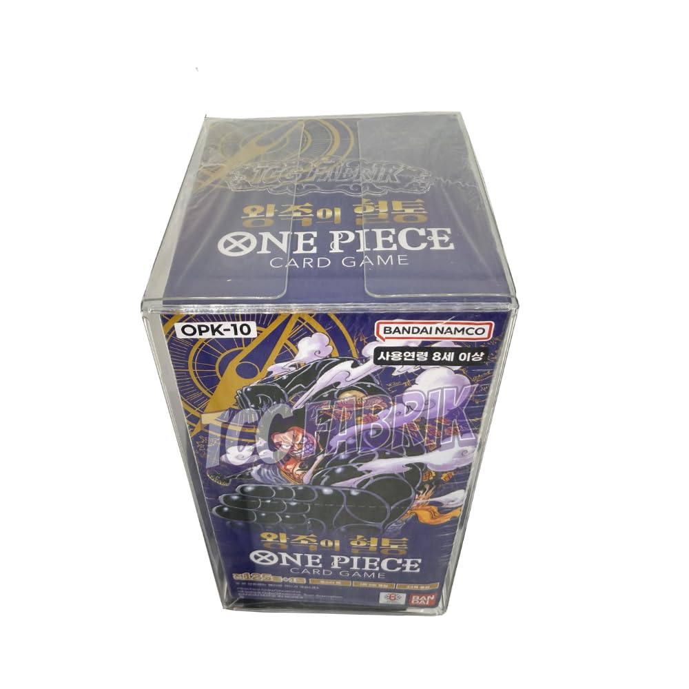 Amazon.com: One Piece Original Korean Sealed Booster Box OP TCG (OP10  Booster Box Royal Blood Booster Box Display Factory Sealed for OP10 One  Piece TCG Korean (24 Packs)) : Toys & Games