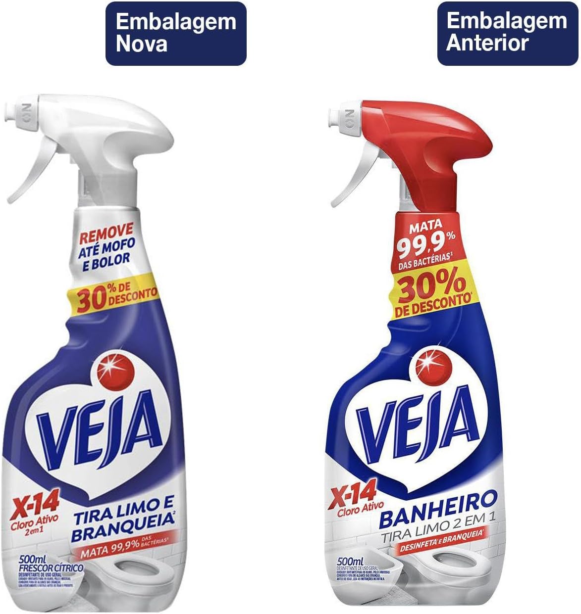 Spray Tira Limo Veja Banheiro X14 500ml Oferta