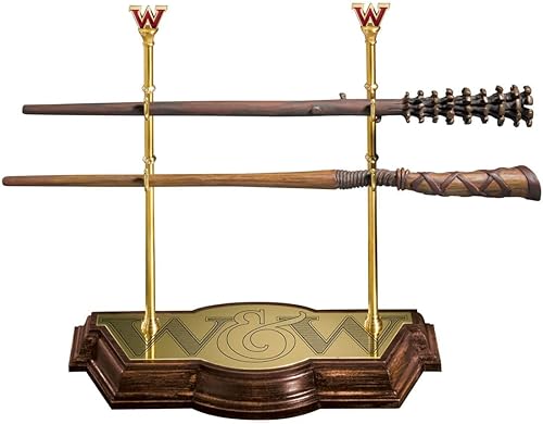 The Noble Collection Harry Potter Weasley Wand Collection con soporte de exhibición, varitas de resina de 17 pulgadas (16.9 in) de Fred & George
