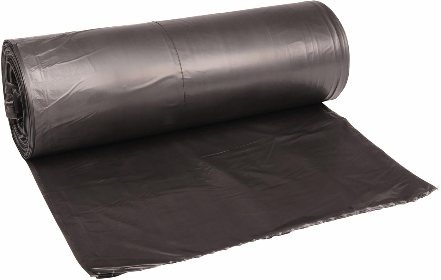 Boardwalk H7658HKKR01 0.65 Mil 38 in. x 58 in. 60 Gallon Low-Density Can Liners - Black (100/Carton)