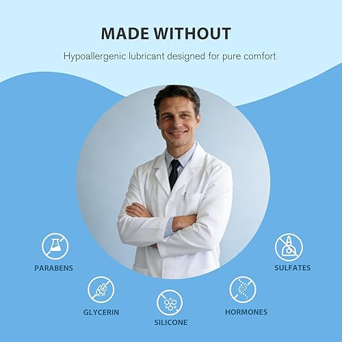 Miniatura 5 de Secret Lover Lubricante personal a base de agua, lubricante portátil suave y sedoso de larga duración para mujeres, hombres y parejas, ingredientes