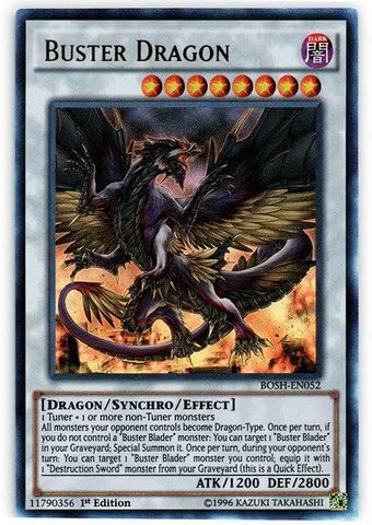YU-GI-OH! - Dragón Buster (BOSH-EN052) - Rompeadores de Sombras - 1ª Edición - Ultra Raro