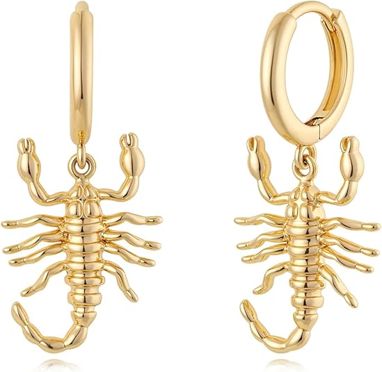 MYEARS Women Earrings Gold Huggie Hoop Dangle Drop 14K Gold Plated Small Simple Hypoallergenic Everyday Jewelry