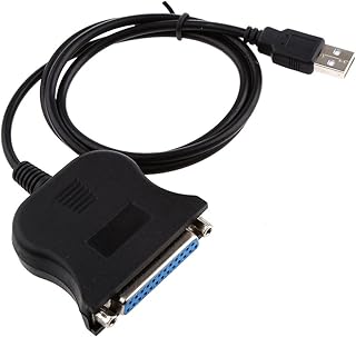 USB 2.0 to DB25 Parallel Printer LPT Adapter Cable 1284 for Laptop