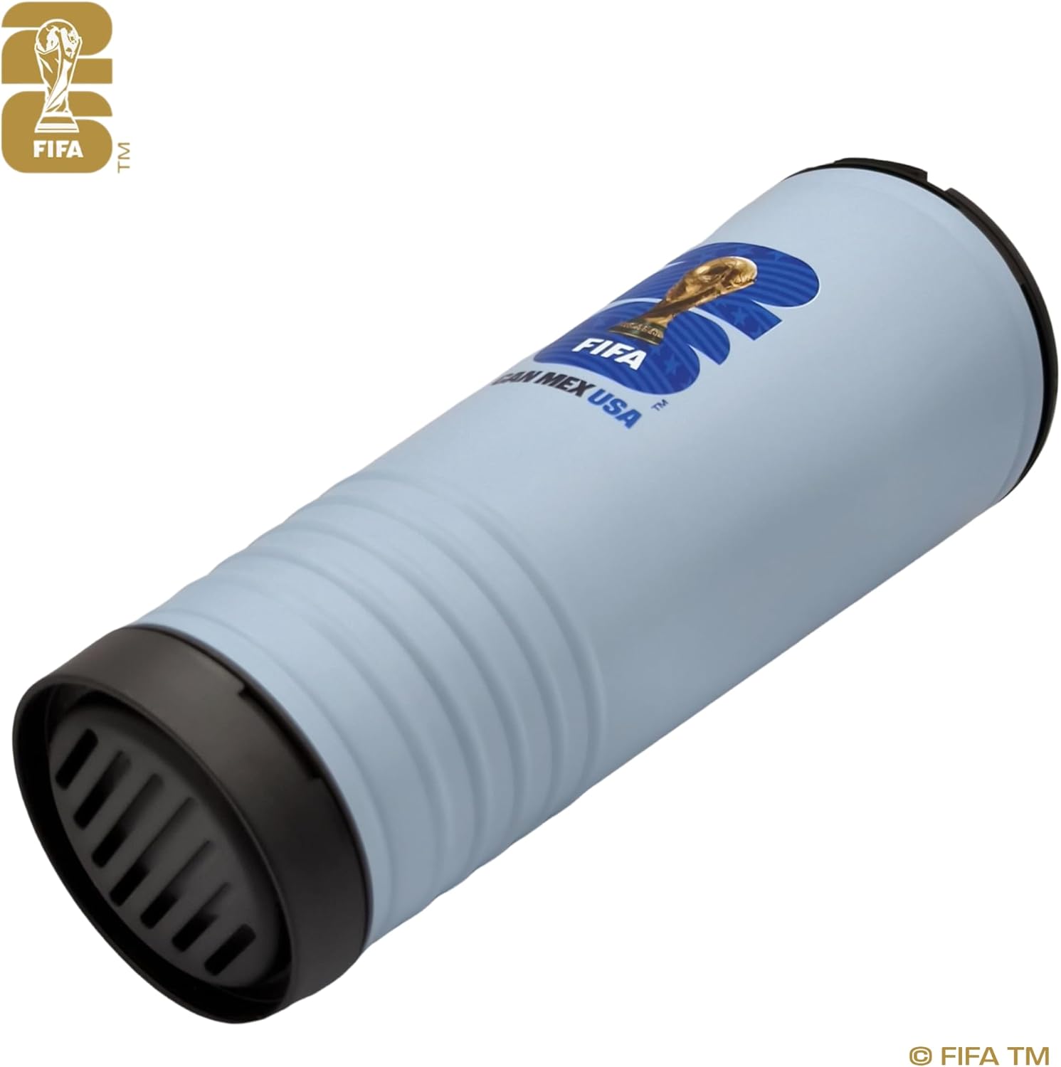 Official FIFA World Cup 2026 Edition - Host Country USA's 24oz Insulated Vuvuzela Rowdy Tumbler & Built In Horn - Premium 18/8 Stainless Steel - Handwash Only - Keep Beverages Hot 12 hr / Cold 24 hr