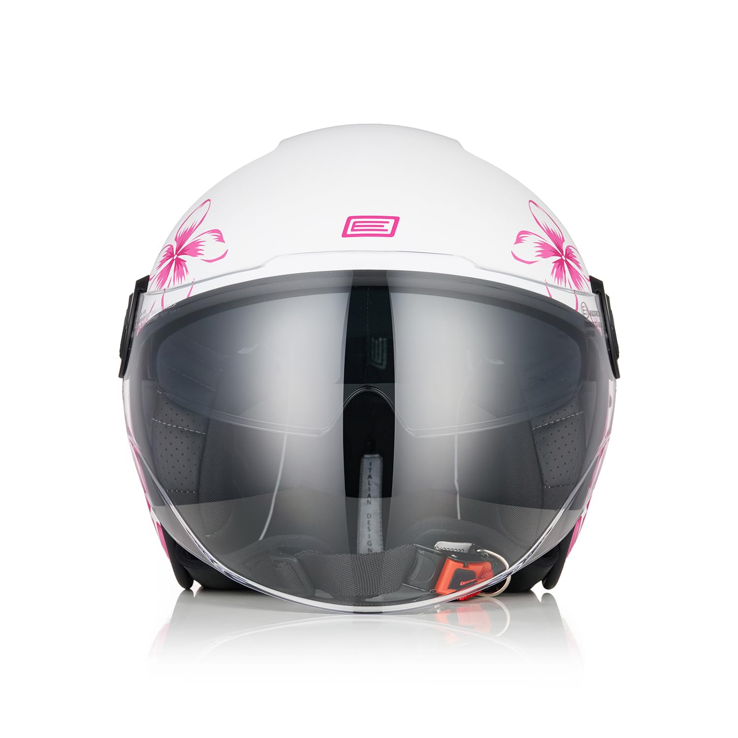 ORIGINE Casco Moto Jet Casco Moto Abierto Scooter con Doble Visera Homologado ECE 2206