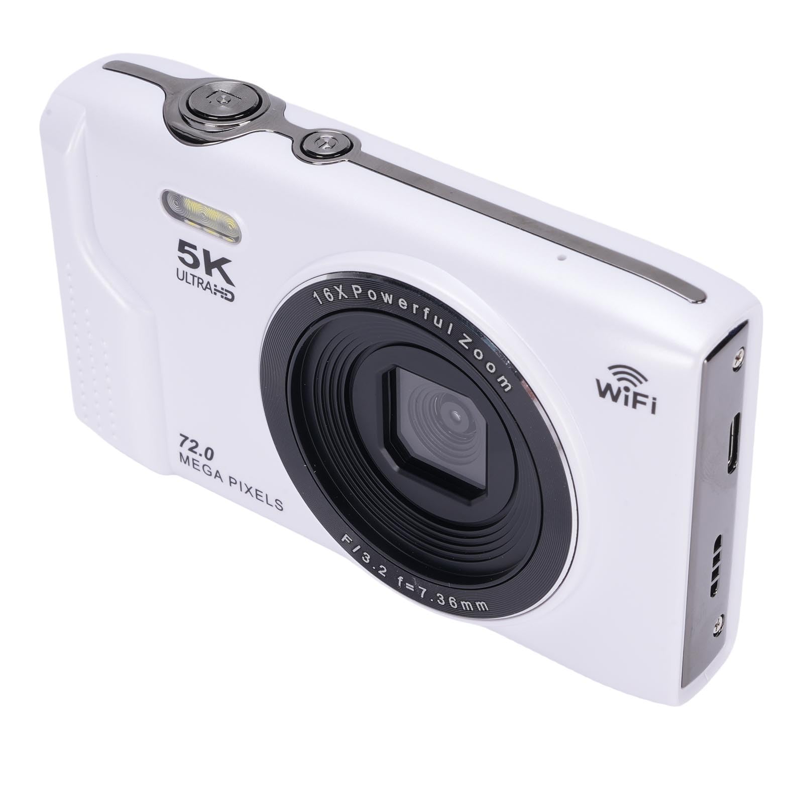 Amazon | 写真用の5Kデジタルカメラ、オートフォーカス72MP WiFi