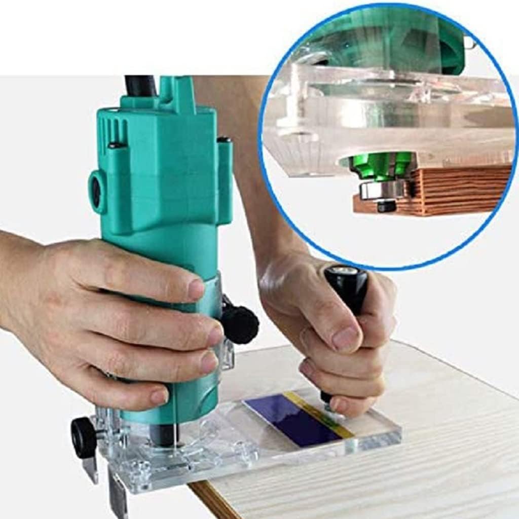 Electric Trimmer Base Trimming Machine Protective Cover Woodworking Power Tools Easy to Operate Woodworking Engraving
