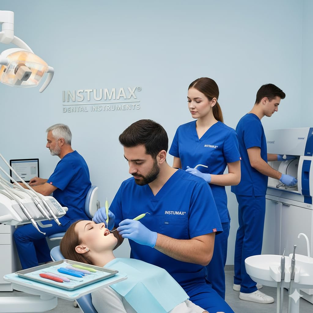 10 Pcs Dental Composite Filling Instruments Set with Cassette, Black Plasma Coated Non-Stick Restorative Kit, Stainless Steel Professional Surgery Set, Fully Autoclavable