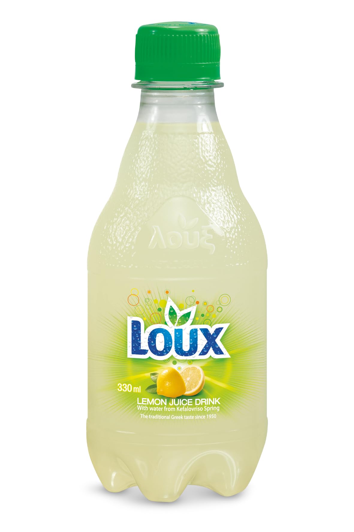 Loux | Greek Soft Drink | Lemon | Pack of 12 | 330ml