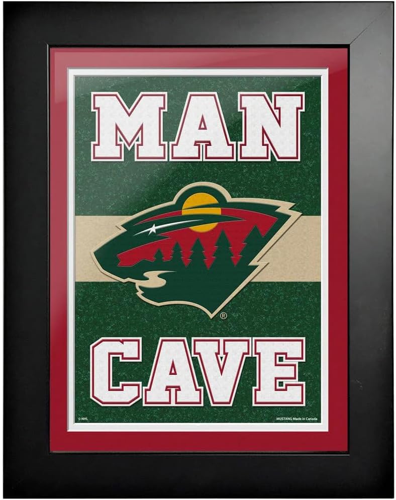 That's My Ticket Minnesota Wild Man Cave Framed Artwork