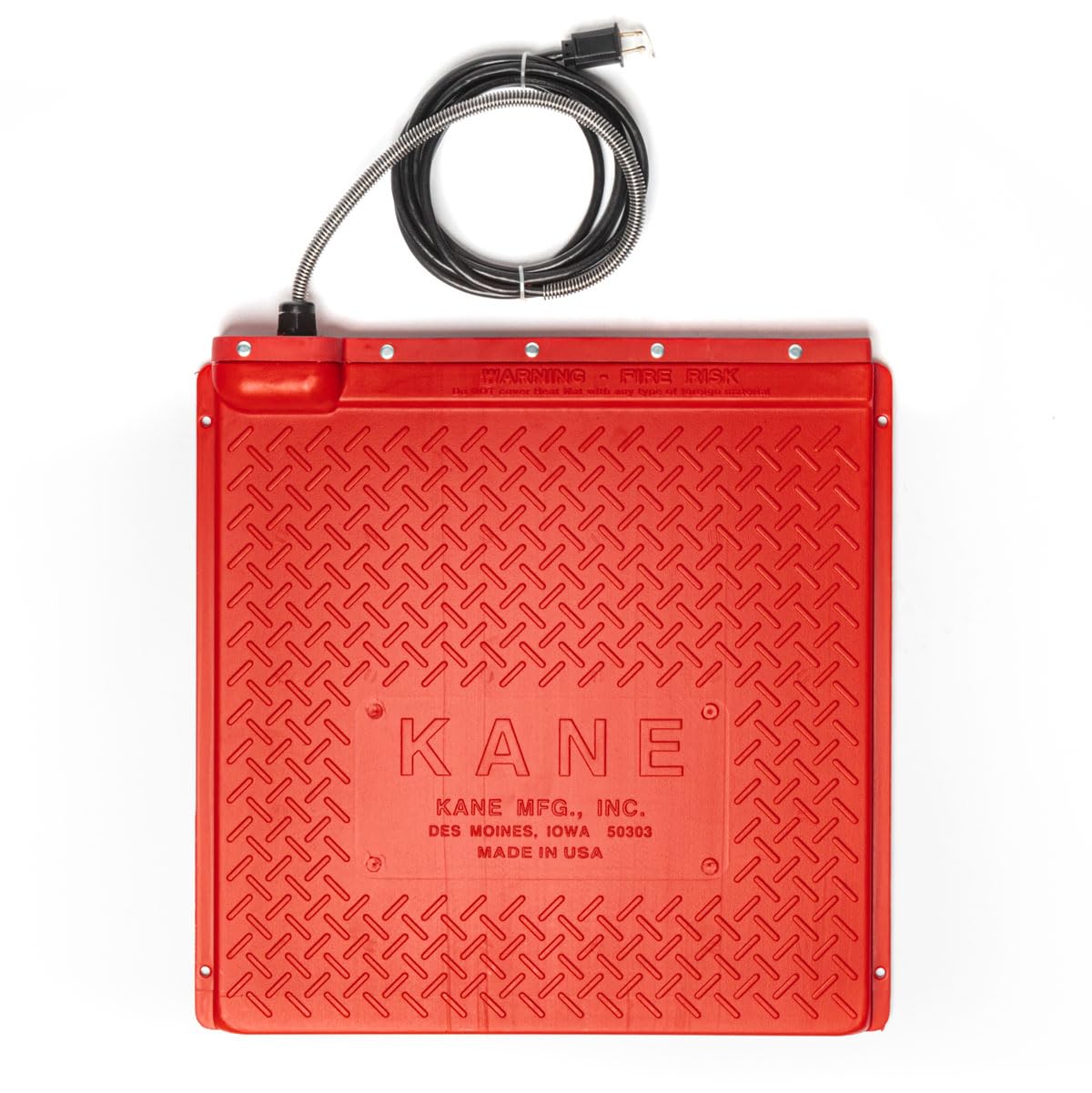 KANE Tappetino termico elettrico per animali domestici, autoregolato, 45,7 x 45,7 cm, uso interno o esterno, fornisce la migliore fonte di calore per il tuo animale domestico