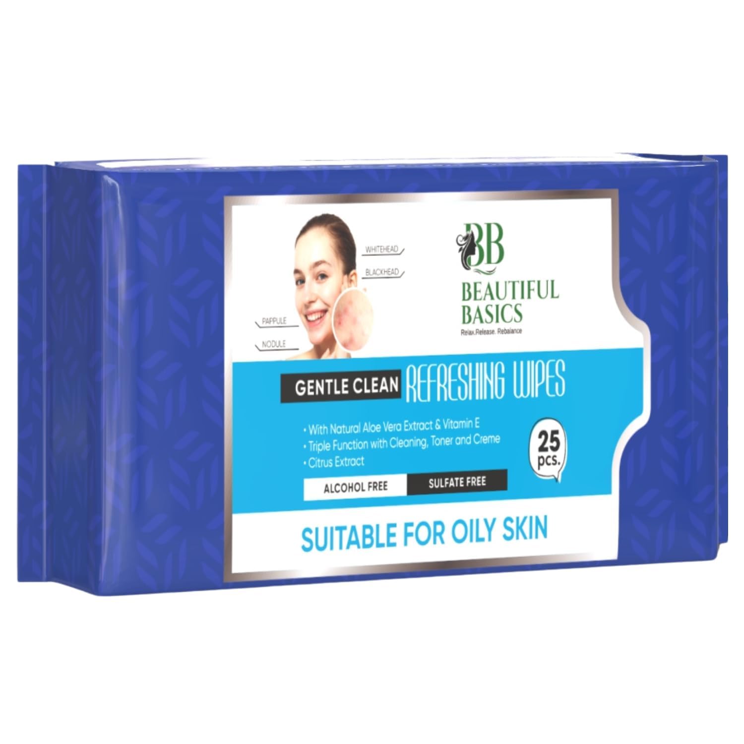 MAPPERZ 25pcs Makeup Remover Aloe Vera Wipes, Daily Clean and Glow Facial Wet Wipes, Refreshing and Skin Hydration, Instant Cleansing For Protect Dirt, Dryness All Skin Type (Pack of 1)-image-28