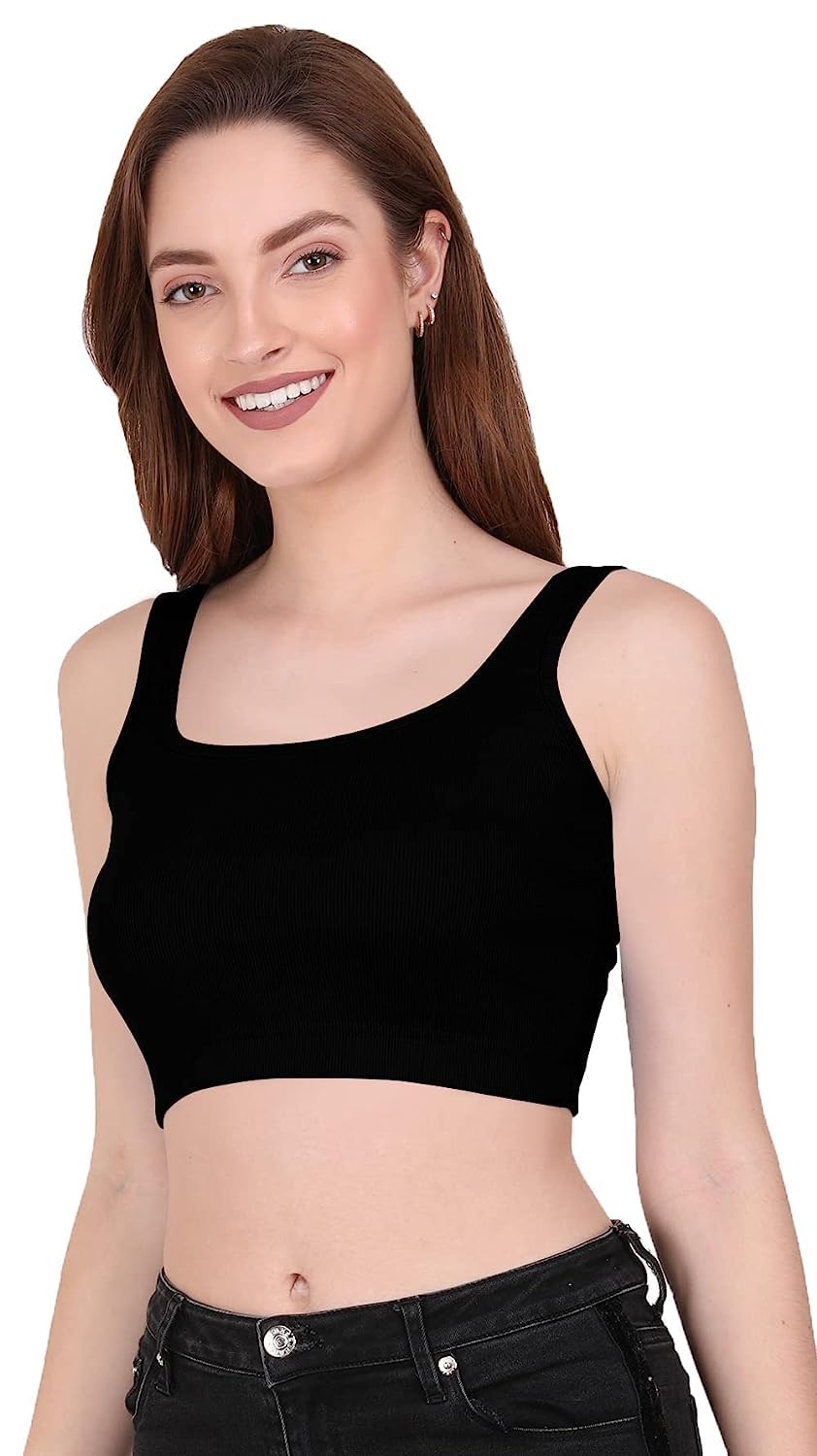 mixfit Women's Stylish & Premium Cotton Crop Top for Girl-picture-11