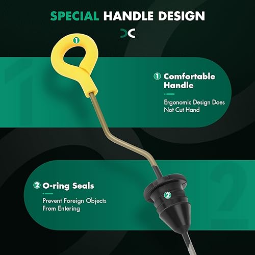 Miniatura 4 de SCITOO Varilla de medición de transmisión de aceite de 11.89 pulgadas para Honda Civic 1.7L l4 2001-2005