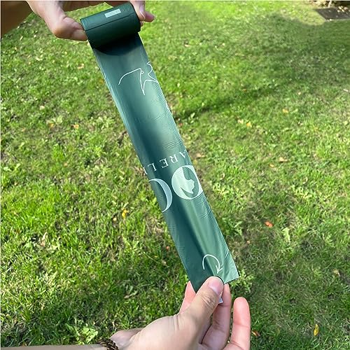 kooa - Kompostierbare Hundekotbeutel | für Hunde | aus Maisstärke | stabiles Material | perforierte Trennlinie zum leichten Abreißen | ohne Duft | Maße: 19,5 x 34 cm | 15 Rollen | 225 Beutel