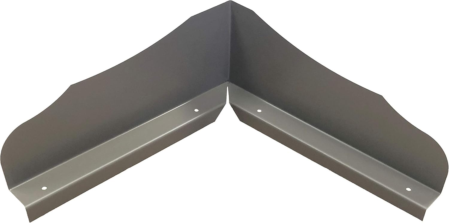 Gutter Valley Splash Guard Bent Ornamental (TERRATONE BronzeLight (3