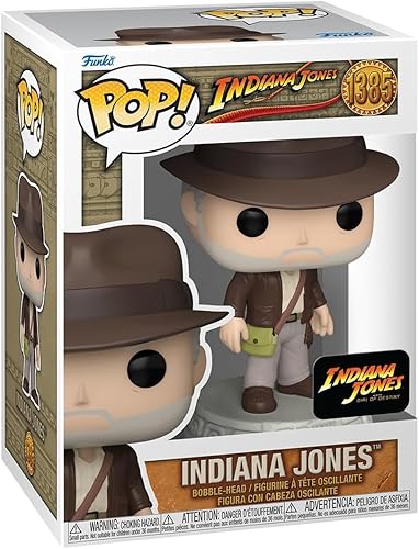 Miniatura 3 de POP Indiana Jones and The Dial of Destiny - Figura de vinilo de Indiana Jones Funko (incluye funda protectora de caja compatible), multicolor, 3.75