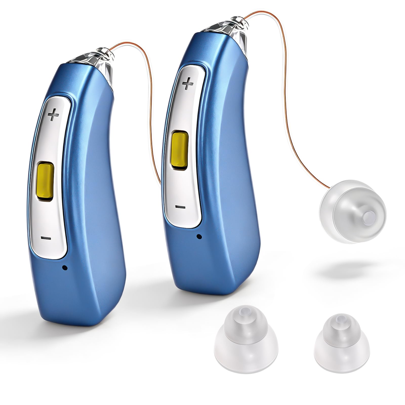 Dispositivo audio ricaricabile con filtro antirumore – 30 ore di autonomia – Dispositivo audio discreto per anziani – Facile da usare