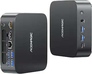 ACEMAGIC ミニPC Ryzen 7730U 最大4.5GHz【7430Uより速い】mini pc 16GB+512GB SSD拡張対応 | Type-C/HDMI2.0/DP1.4 4K 3画面 ミニパソコン Window 11 Pro 小型pc USB3.2×6 WiFi 6 Bluetooth 5.2 有線LAN 静音 高速放熱 みにpc Vesa対応