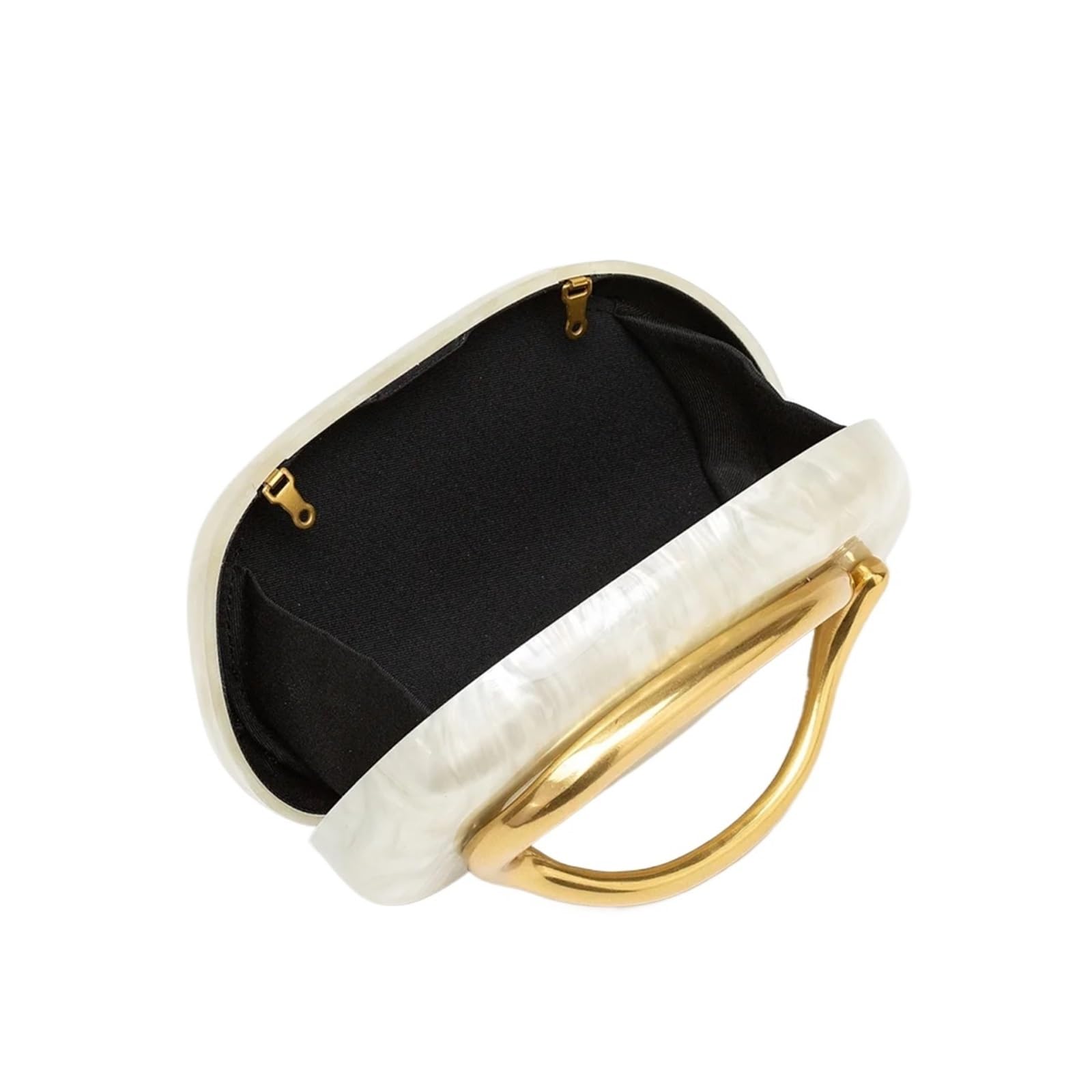 Donna Shell Clutch Borse da sera grandi in ottone donna, borsette sposa e spiaggia, regalo per Vacanze Giornaliere
