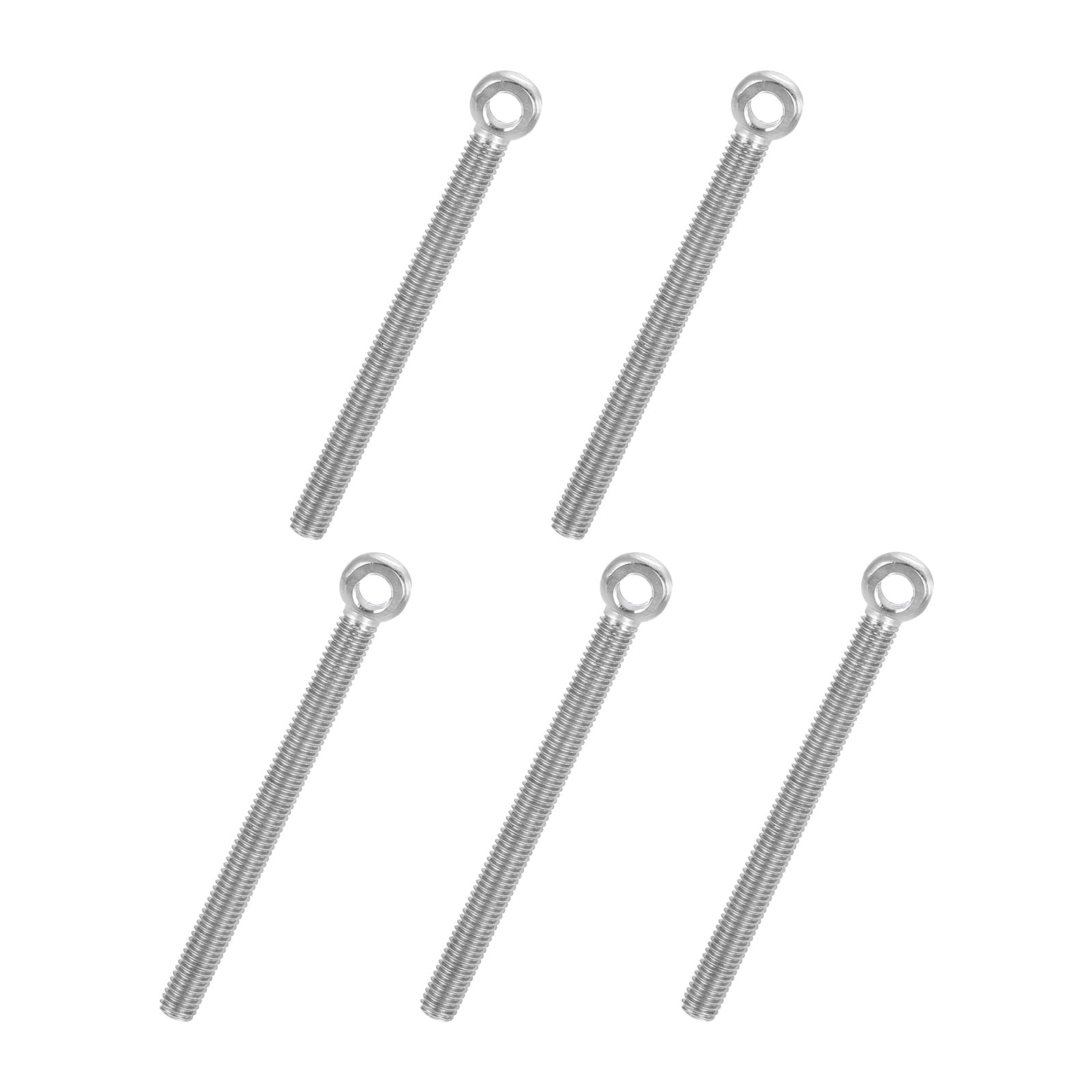 PATIKIL 5 Pcs M5x60mm Shoulder Swing Lifting Eye Bolt